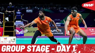 BWF Thomas Cup Finals 2024  India vs Thailand  Group C [upl. by Yllier391]