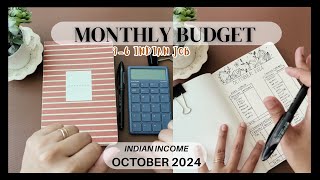 ✨SETTING MY MONTHLY BUDGET ✨ I 96 FULL TIME JOB I CASH ENVELOPES I OCT 2024 [upl. by Lilli]