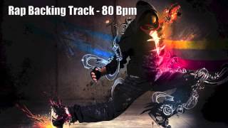 Freestyle Rap Backing Track  80 Bpm [upl. by Nahsor]