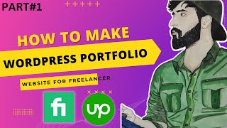 How to make portfolio Website for Freelancers in Wordpress on Elementor Part 1 [upl. by Shanleigh636]