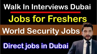 DP World Security Hiring  Jobs in WeOne Company  Many other Companies hiring  Jobs for fresher [upl. by Fernandes]