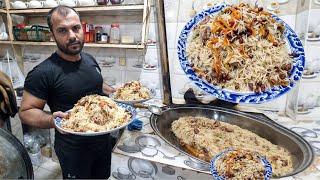 Massive 100 KG Kabuli Pulao recipe  Afghanistan Most unique food [upl. by Cioban]