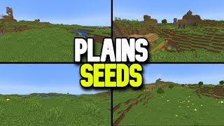 15 BEST Plains Biome Seeds for Minecraft 120 Java amp Bedrock [upl. by Leunamesoj]