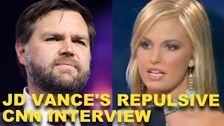 JD Vances REPULSIVE CNN Interview On Using Caitlin Upton Miss Teen USA Meme [upl. by Brott]