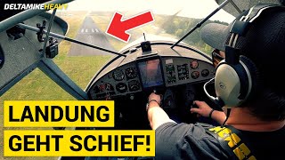 Harte Landung aufgrund eines kleinen Pilotenfehlers [upl. by Lexy]