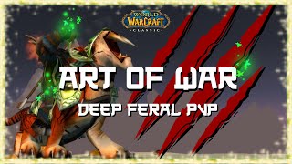 Art of War  Atiesh Feral Druid PvP WoW Classic Era [upl. by Yellek287]