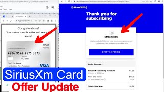 SiriusXM Purchase Update 2023 Sxm Offer Complete Tips SiriusXM Trial Offer SiriusXM Dollah Redmonkey [upl. by Sunda]