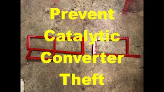 How to protect your catalytic converter from getting stolen Best DIY cat antitheft method [upl. by Eanad]