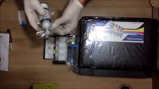 How To Refill Ink Epson Printer L382  L386  L486  L565  L605 unboxing [upl. by Rici]