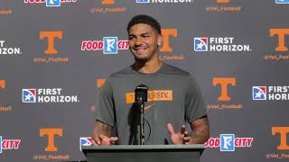 Tennessee TE Ethan Davis Breaks Down Touchdown Catch From Nico Iamaleava  Vol Football Week 2 [upl. by Tuesday]