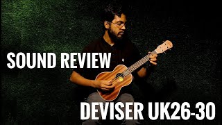 Deviser UK2630 Tenor Ukulele Sound Review ll Music Point [upl. by Abbotson]