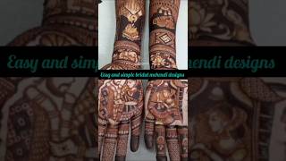 Bridal mehendi designs 👍🏻👈🏻 mehdidesign mehndi [upl. by Ennayoj]