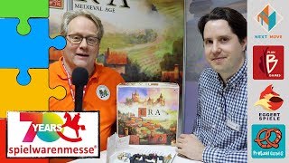 Spielwarenmesse Nürnberg 2019  PlanB  Eggertspiele Next Move Pretzel Games [upl. by Avivah815]