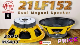 Aerons 21 inch 2500 watt 😱 speaker price and review  modal  21LF152 [upl. by Syst402]