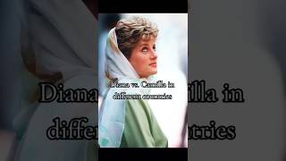 Diana and Camilla in different countries💖👸🏼 diana princessdiana fypシ゚viral shorts royalfamily [upl. by Heyman]