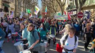 Manifestation contre la réforme des retraites  une mobilisation au rythme des tambours à Digne [upl. by Ilajna496]