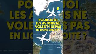 Pourquoi les avions ne volentils pas en ligne droite  ✈️ shorts [upl. by Coppola150]