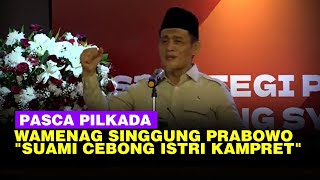 Wamenag Syafii Singgung Presiden Prabowo Soal Pemilu amp Pilkada Suami Cebong Istri Kampret [upl. by Gerda667]