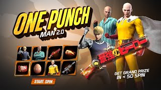 One Punch Man M1887 Return Free Fire 😮  One Punch Man Event 20  Free Fire New Event  SaaD GaminG [upl. by Lepper]