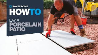 How To Lay A Porcelain Patio [upl. by Darda]