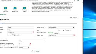 Manitoba Provincial Nominee Program Skilled Worker Stream  How to Submit Expression Of Interest [upl. by Aytak323]