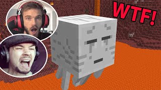 Gamers Reaction to First Seeing a GHAST in Minecraft [upl. by Dirraj304]