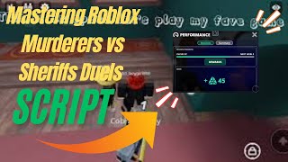 Mastering Roblox Murderers vs Sheriffs Ultimate Auto Click amp Autofarm Script🚀 [upl. by Mcnamara761]