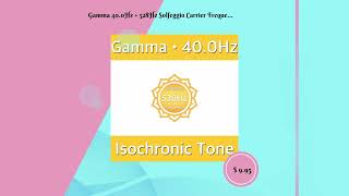 Gamma 400Hz  528Hz Solfeggio Carrier Frequency • Isochronic Tone Audio [upl. by Anadroj]