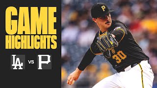 Paul Skenes Improves to 30 on the Season with Win  Dodgers vs Pirates Highlights 60524 [upl. by Olgnaed]