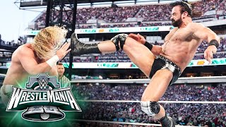 Seth quotFreakinquot Rollins vs Drew McIntyre — World Heavyweight Match WrestleMania XL Sunday highlights [upl. by Fin]