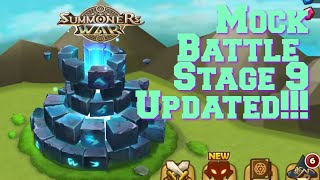 Summoners War  MOCK BATTLE STAGE 9 UPDATED [upl. by Villiers]