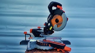 Evolutions New R210SMS Sliding Mitre Saw Unboxing and Assembly [upl. by Clement]