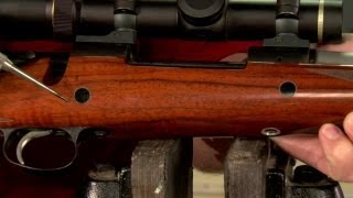 How to Install Magnum Crossbolts in a Rifle Stock  MidwayUSA Gunsmithing [upl. by Elda]