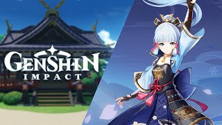 Shirasagi Princess Ayaka Character Demo  Genshin Impact [upl. by Corvin865]