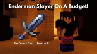 How to do Enderman Slayer On A Budget Hypixel Skyblock [upl. by Mildrid]