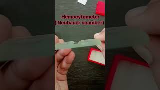 Hemocytometer or Neubauer chamber lab laboratory labtechdt hemocytometerneubauerviralshort [upl. by Misa]