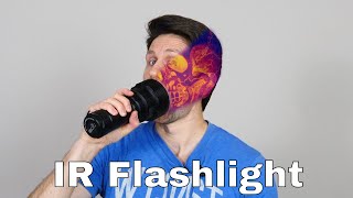 Shining an IR Flashlight Through My Face and Body [upl. by Mirelle]