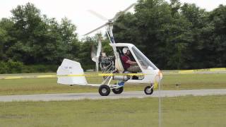 Benson Days Gyro Copter Fly In [upl. by Yhtomiht]