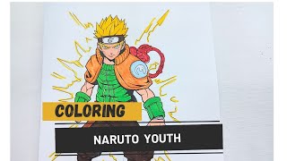 coloring naruto youth [upl. by Ellocin]