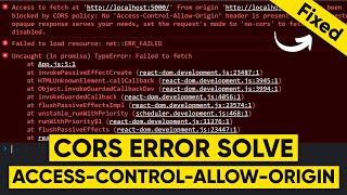 How to Solve CORS Error in 2 min WATCH THIS  CORS Explained in EASY Way [upl. by Yeloc]