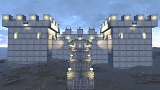 Fallout 4 Settlement Building  The SUPER Castle  Spectacle Island  No Mods [upl. by Vitia177]