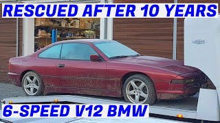 Garden Find 6Speed V12 BMW E31 850i Revival  Project Marseille Part 1 [upl. by Eilsehc]