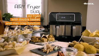 French fries and more with Airy Fryer Dual Metal  Ariete 4624 [upl. by Ahsinyd]