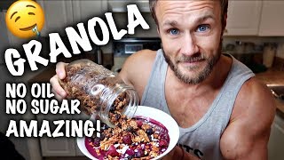 SUPER EASY OVEN GRANOLA [upl. by Yensehc]