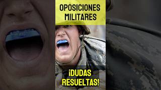 Dudas RESUELTAS Oposiciones Ejército ejercitoespañol fuerzasarmadasespañolas shorts [upl. by Leihcey]