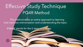 Effective Study Technique  PQ4R [upl. by Olyhs]