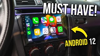 Mazda 3 EONON Android 12 Install  Wireless Apple CarPlay OctaCore and more [upl. by Susejedesoj]