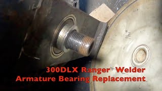 Replacing the Armature Bearing on 300DLX Lincoln Ranger welder [upl. by Egrog]