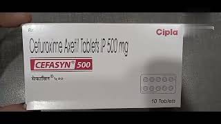 CEFASYN 500 mg tablet Cefuroxime Axetil 500 mg tablet Benifits amp side effects [upl. by Ranip]