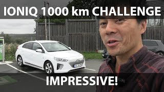 Hyundai Ioniq 28 kWh 1000 km challenge [upl. by Ydac]